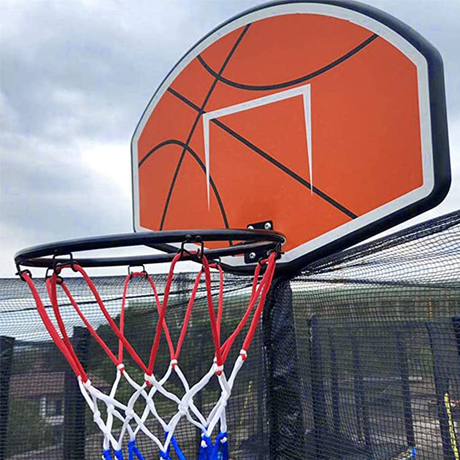 Cerceau de basket-ball pour trampoline de conception solide pour utilisation en trampoline