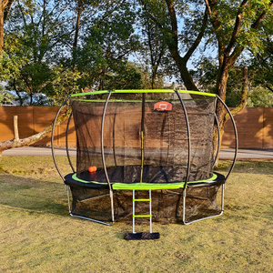 Trampoline citrouille sur pied