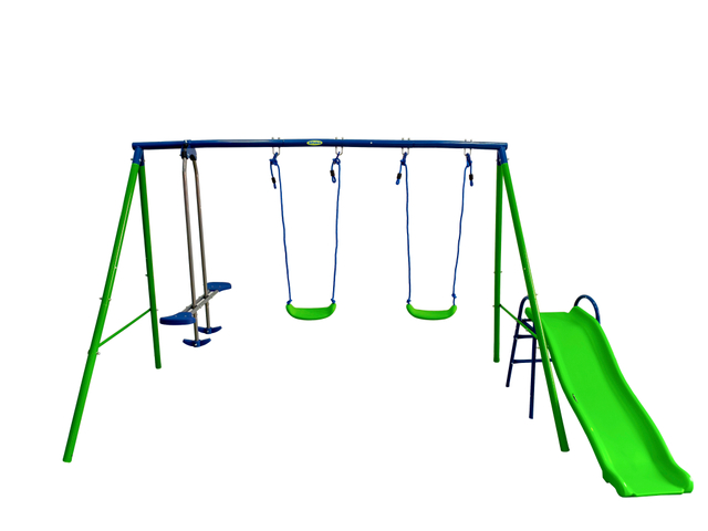 Ensemble toboggan et balan&ccedil;oire ext&eacute;rieur