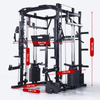  Smith Machine tout-en-un, charge maximale de 400KG, support d'alimentation pour salle de sport &agrave; domicile