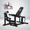 Machine de boucle d'extension de jambe en acier r&eacute;glable PLC01 325LB