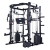  Smith Machine tout-en-un, charge maximale de 400KG, support d'alimentation pour salle de sport &agrave; domicile