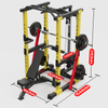Machine d'entra&icirc;nement multifonctionnelle K5 rouge et jaune