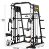 JH-D67 Smith Machine Squat Rack Ensemble d'entra&icirc;nement int&eacute;gr&eacute;