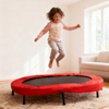 Trampoline ovale Twins de 56 pouces pliable avec poign&eacute;e int&eacute;rieure