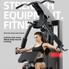 Station de gymnastique &agrave; domicile multifonctionnelle avec pile de poids JLM-610 73KG