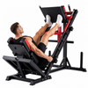 Leg Press Hack Squat Machine 2000LBS Combo de gymnastique &agrave; domicile
