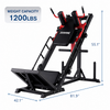 Leg Press Hack Squat Machine 2000LBS Combo de gymnastique &agrave; domicile