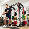 M1 PRO Rouge Noir Smith Machine Power Rack Home Gym