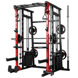 S7 400KG Smith Machine pile de poids Power Rack salle de sport &agrave; domicile